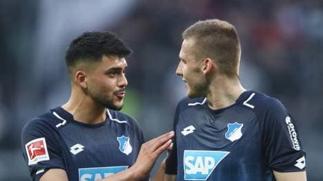 Nadiem Amiri (l.) schnürte einen Doppelpack für die TSG Hoffenheim