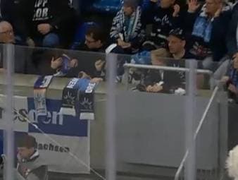 Beim überraschenden Sieg der Dresdner Eislöwen gegen Spitzenreiter ERC Ingolstadt kommt es zu einem unschönen Zwischenfall. Eine Zuschauerin wird von einem abgefälschten Puck getroffen.