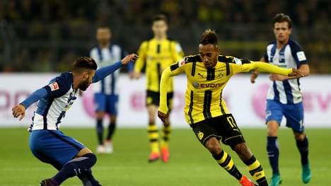 Borussia Dortmund, Hertha BSC, Bundesliga, Pierre-Emerick Aubameyang, Marvin Plattenhardt
