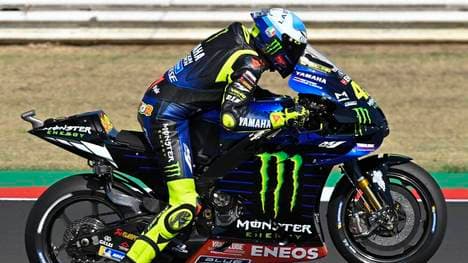 Valentino Rossi verpasst das Podium knapp