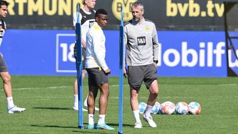 Marco Rose spricht über die Arbeit mit Youssoufa Moukoko