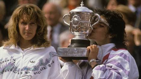 Arantxa Sánchez Vicario (r.) war Steffi Grafs Rekordgegnerin in Grand-Slam-Finals
