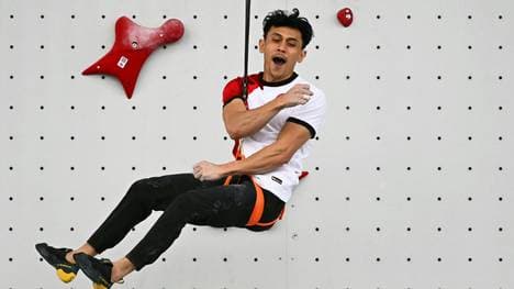 Freudenschrei des Olympiasiegers: Varriq Leonardo