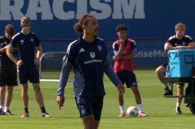 Bergrüßung per Tackling: Poulsen vor RB-Rückkehr