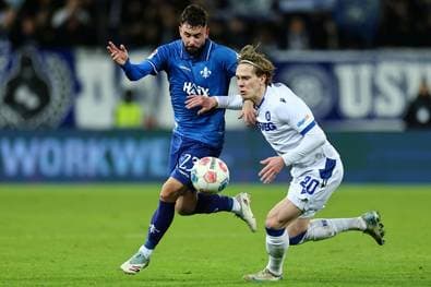 Darmstadt bezwingt Karlsruhe