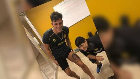 Gaspar Servio ließ sich ein Maradona-Konterfei auf den Oberschenkel tätowieren