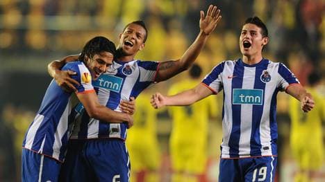 (FromL) FC Porto's Colombian forward  Ra