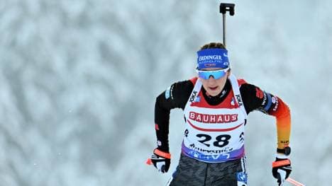 Preuß wurde nach zwei Schießfehlern Achte