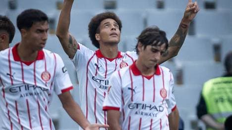 Axel Witsel feiert seinen Ausgleichstreffer