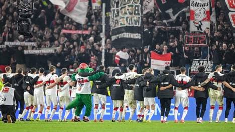 Können die Stuttgarter nach dem Spiel in Glasgow auch mit ihren Fans feiern?