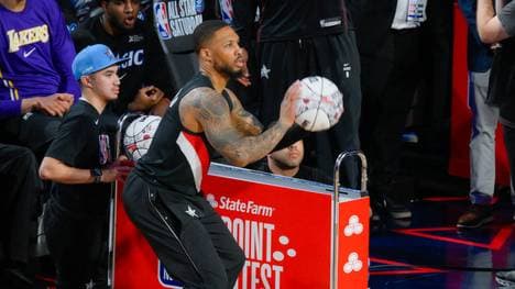 Damian Lillard gewann den Dreierwettbewerb der NBA All-Star Weekend