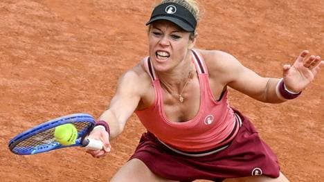 Laura Siegemund beim Tennisturnier in Rom