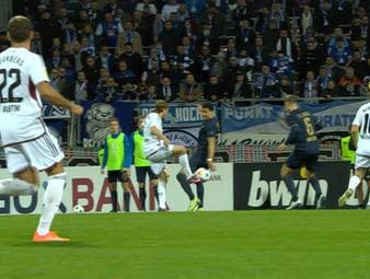 Nürnberg geht als Sieger aus dem Pokal-Krimi gegen Hansa Rostock hervor. Joker Felix Lohkemper rettet den Club erst in letzter Sekunde in die Verlängerung - und trifft schließlich noch zum Sieg.
