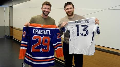 Deutsche Stars in Kanada: Müller (l.) und Draisaitl (r.)