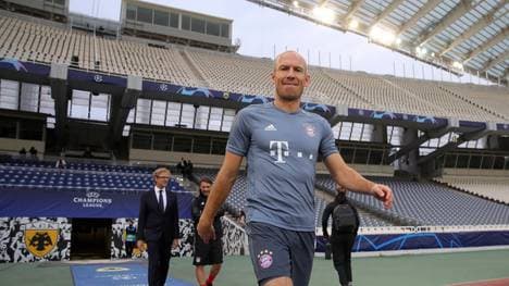 Der Vertrag von Arjen Robben beim FC Bayern läuft im Sommer aus