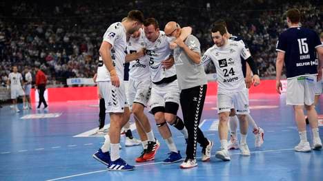 Sander Sagosen musste verletzt vom Feld