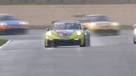 Leon Köhler feiert seinen ersten Sieg im Porsche Carrera Cup