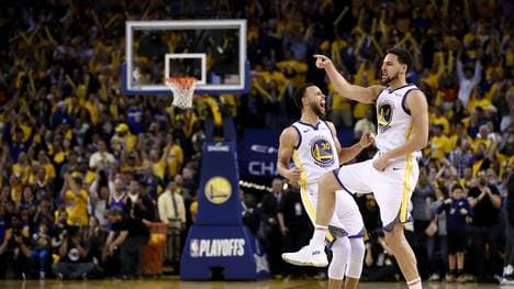 NBA-Playoffs: Golden State Warriors schlagen Houston Rockets - Durant verletzt