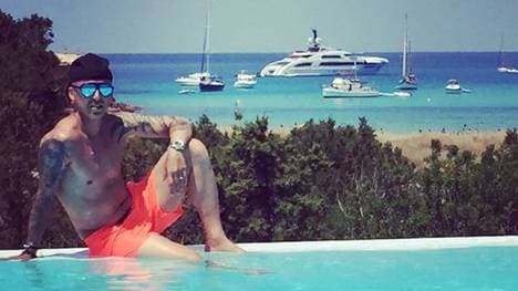 Benjamin Köhler genießt den Urlaub