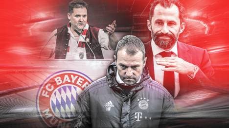 Hans Gehrlein (l.) ist ein wichtiger Vertreter der Bayern-Fans