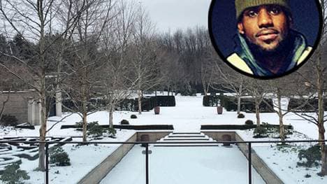 Froh, wieder daheim zu sein: LeBron James.