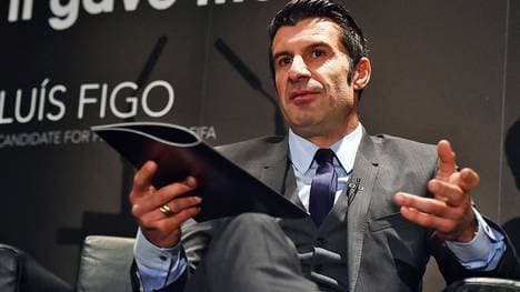 Luis Figo gibt sein Vorhaben auf, FIFA-Präsident zu werden