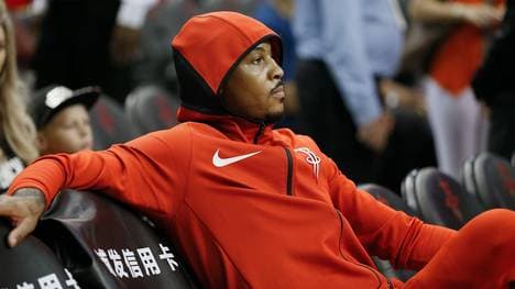 Carmelo Anthony kam für Houston nur zehn Mal zum Einsatz