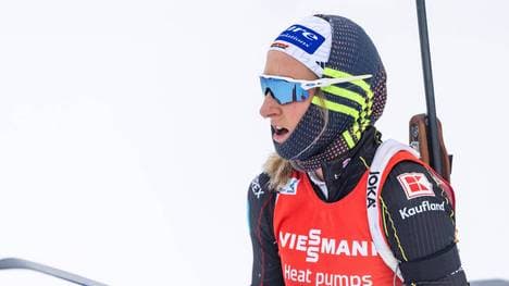 Anna Weidel brachte die deutsche Mixed-Staffel früh vom Kurs ab