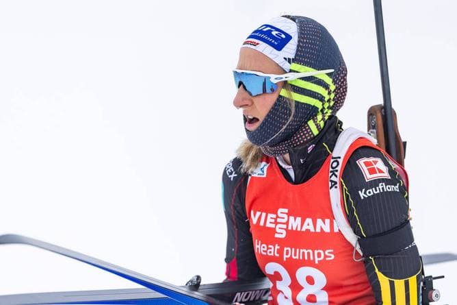 Deutsche Biathletin vorübergehend aussortiert