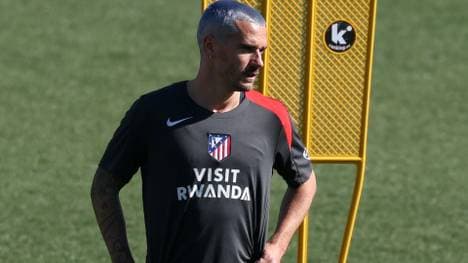 Griezmann beim Training vor dem CL-Spiel gegen Brügge