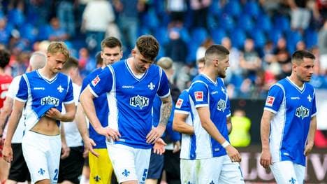 Für die Spieler von Darmstadt 98 könnte der Abstieg heute schon besiegelt sein
