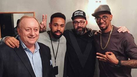 Von links: Alfons Schuhbeck, Adesse, Sido und Jerome Boateng