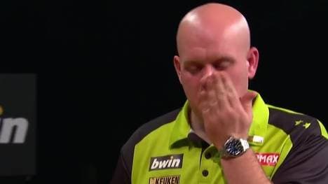 Michael van Gerwen hat die Titelverteidigung beim Grand Slam of Darts verpasst
