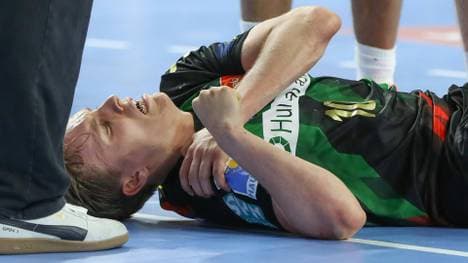 Gisli Kristjansson muss verletzt raus