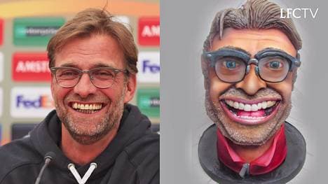 Jürgen Klopp erhält einen besonderen Kuchen zum Geburtstag