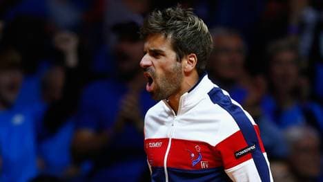 France v Switzerland - Davis Cup World Group Final: Day Three