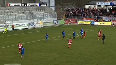 Oberhausen ging durch ein Traumtor in Führung