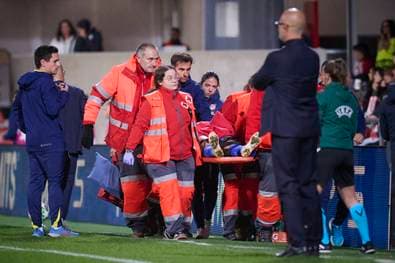 Schockmoment um Atlético-Spielerin