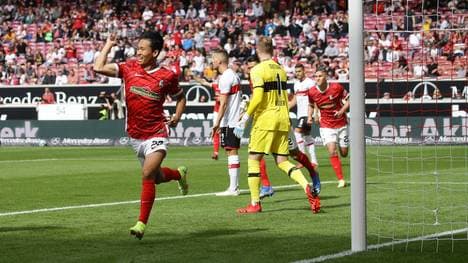 Wooyeong Jong schnürte den schnellsten Doppelpack der Freiburger Liga-Geschichte