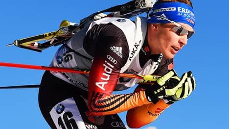 Andreas Birnbacher gewann mit der Mixed-Staffel 2008 WM-Gold