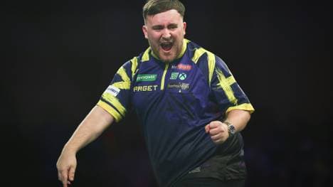 Gegen Cross kam Littler durchaus ins Schwitzen