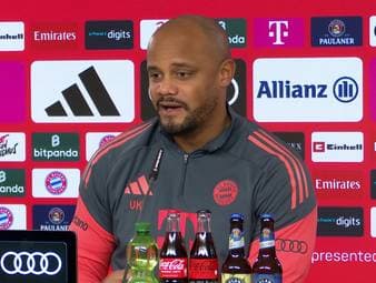 Mit Blick auf die bisherigen Leistungen von Michael Olise und Luiz Diaz spricht FCB-Trainer Vincent Kompany über den Vergleich mit Arjen Robben und Franck Ribery.