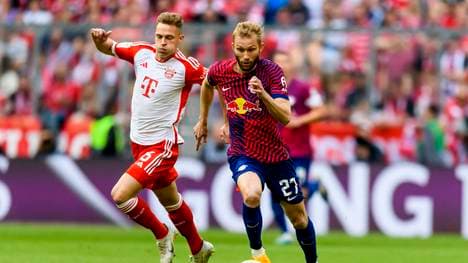 Konrad Laimer (r.) und Joshua Kimmich sind ab Sommer Teamkollegen