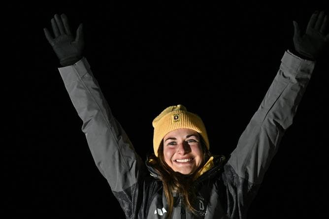 Deutsche Olympia-Heldin jubelt 