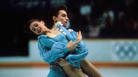 Ekaterina Gordeyeva (v.) und Sergey Grinkov (h.) feierten große Erfolge