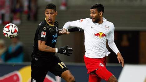 Marvin Compper Rubin Okotie RB Leipzig TSV 1860 München 2. Bundesliga