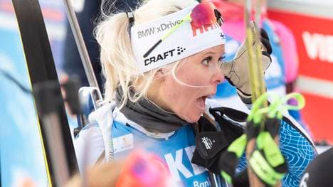 Mari Eder - ehemals Mari Laukkanen - beendet ihre Biathlon-Karriere