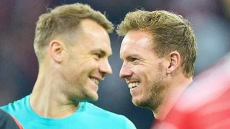 Neuer (l.) und Nagelsmann (r.)