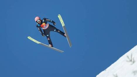 Pius Paschke musste trotz schwieriger Verhältnisse springen