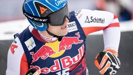 Matthias Mayer wurde auf der Streif noch vom Podium gestoßen